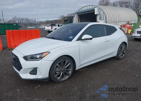2019 Hyundai Veloster 2.0 Premium z USA, uszkodzony, nr VIN KMHTG6AF1KU006315